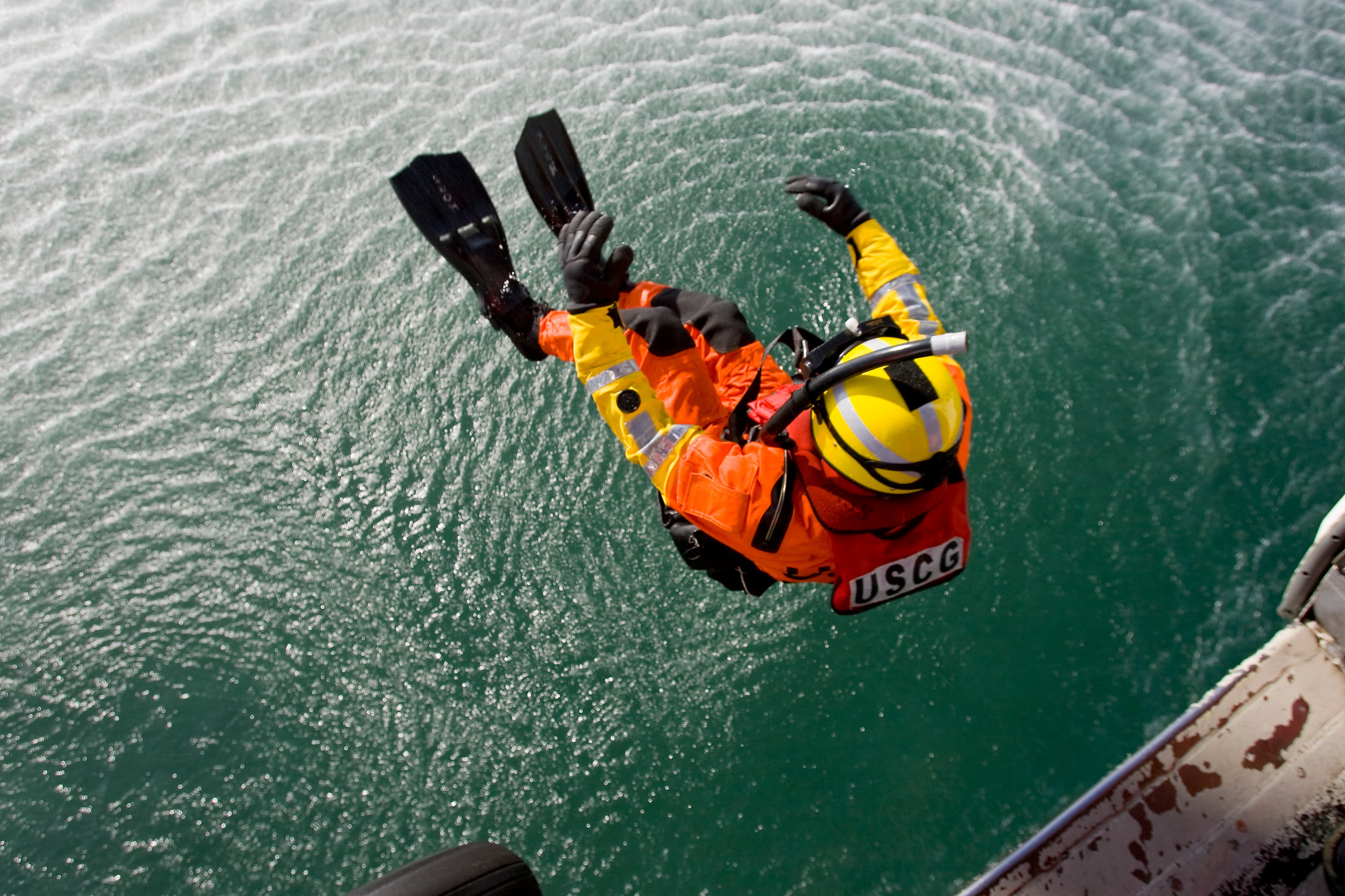 Rescue operations training exercise