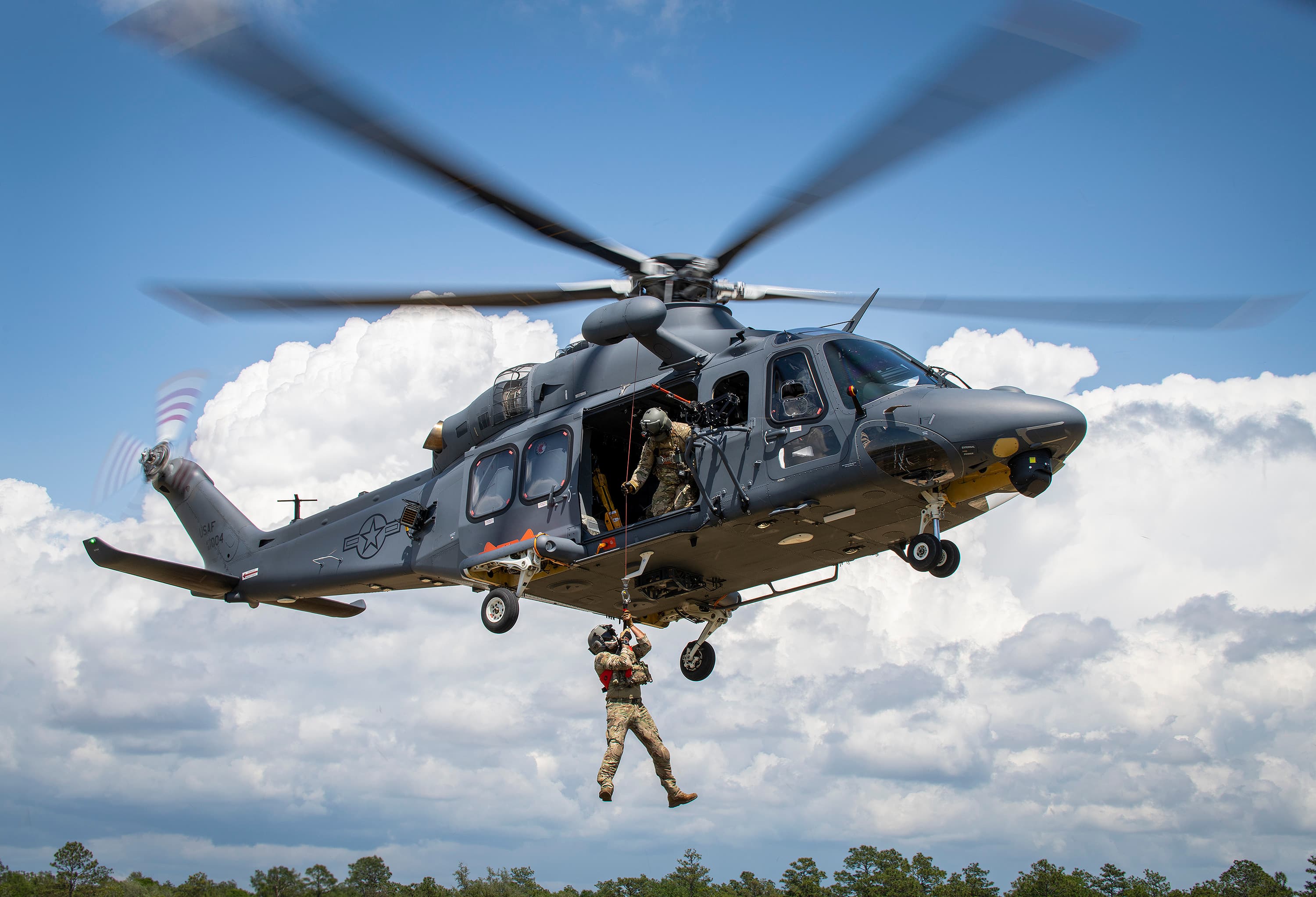 U.S. Air Force helicopter crew training