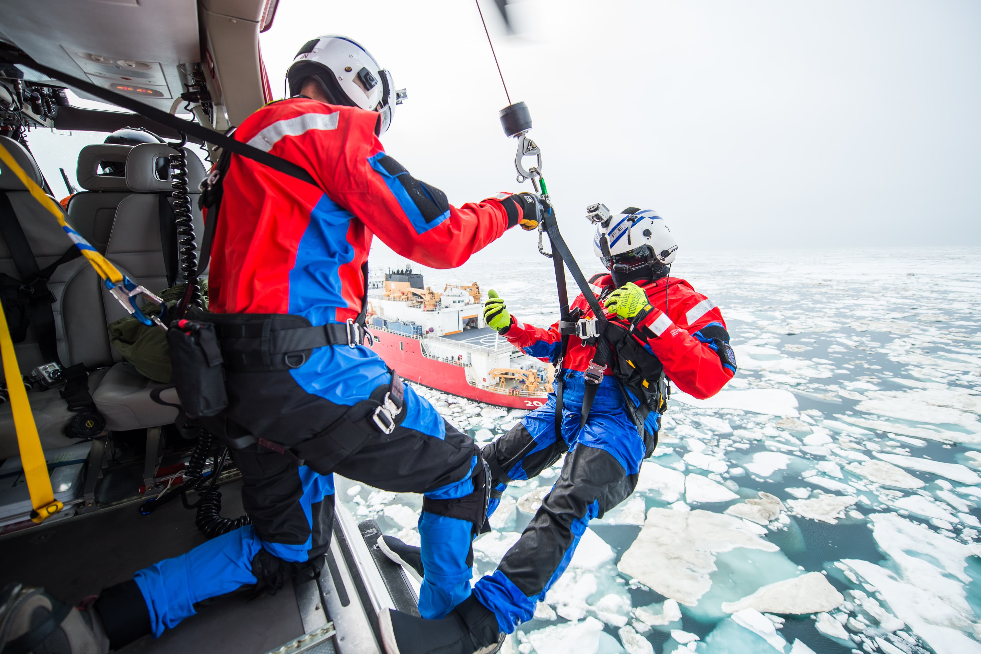 Helicopter crew training operations